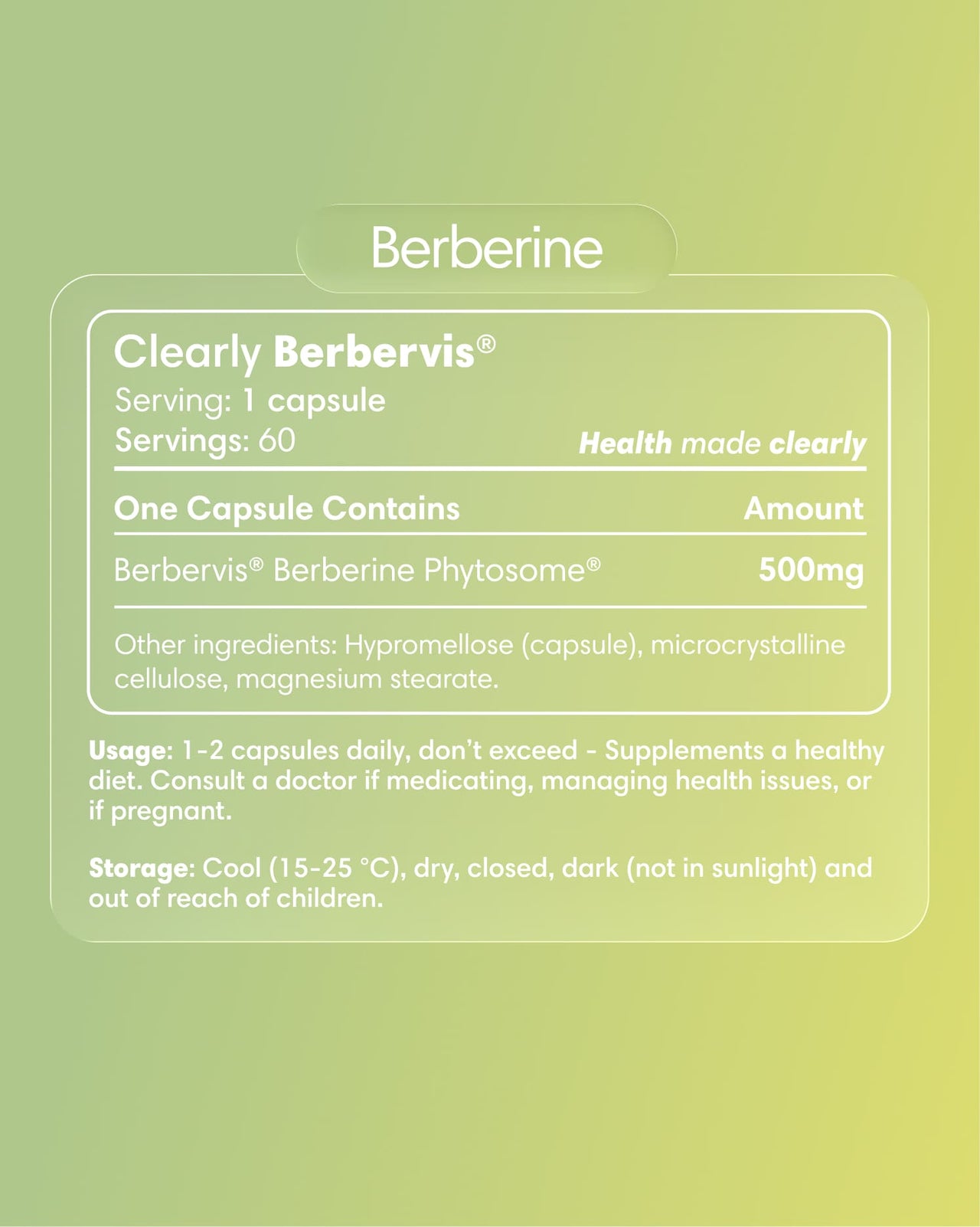  Clearly - Berberine